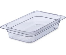 Carlisle 3068007 2-1/2" Deep StorPlus Food Pan 1/4 Size, Clear