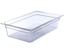 Carlisle 10202B07 StorPlus 6" Deep Food Pan Full Size, Clear