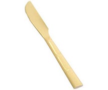Polycarbonate Flatware Bamboo Style 8-1/16"L Knife, Tan
