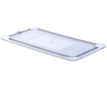 Carlisle 10276U07 StorPlus Universal Flat Food Pan Lid, 1/3 Size, Clear