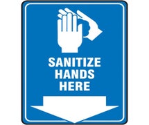 Accuform MRST589VP - Sanitize Hands here