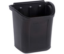 Carlisle CC11TH03 7-Gallon Trash Bin for Bussing Carts, Black