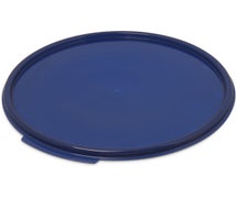 Carlisle 1077360 StorPlus Round Container Lid, 12-18-22 Qt., Blue