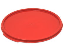 Carlisle 1077205 StorPlus Round Container Lid, 6-8 Qt., Red