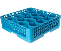 Carlisle RW20-114 OptiClean 20-Compartment Glass Rack with 2 Extenders