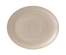 Churchill China SNMSEV101 Stonecast Evolve Coupe Plate 10.25", CS of 12/EA, Nutmeg Cream