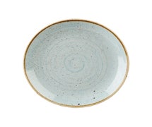 Churchill China SDESEV101 Stonecast Evolve Coupe Plate 10.25", CS of 12/EA, Duck Egg Blue
