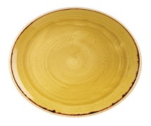 Churchill China SWHSEV121 Stonecast Barley White Coupe Evolve Plate 12", CS of 6/EA, Mustard Seed Yellow