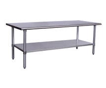 Kratos 24"x72" 18 Gauge 304 Stainless Steel Worktable w/ Undershelf