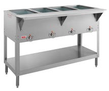 Kratos 28W-112 NSF Commercial 240V Electric Steam Table/Hot Food Table, Four Wells, Stationary, 57"Wx30"Dx34"H