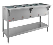 Kratos 28W-113 NSF Commercial Electric Steam Table/Hot Food Table, Five Wells, Stationary, 71"Wx30"Dx34"H