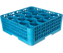Carlisle RW20-214 OptiClean 20-Compartment Glass Rack with 3 Extenders