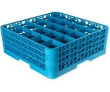 Carlisle RG25-314 OptiClean 25-Compartment Glass Rack with Three Extenders
