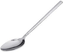 Carlisle 60200 Terra Solid Serving Spoon, 12", Hammered Stainless Steel