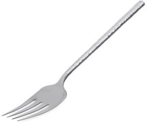 Carlisle 60202 Terra Cold Meat Fork, 12" L, Hammered Stainless Steel