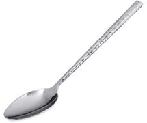 Carlisle 60205 Terra Solid Serving Spoon, 10" Long, Hammered Stainless Steel