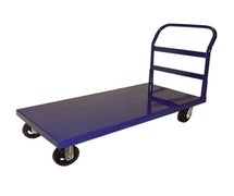 Omcan 13066 Blue Heavy-Duty Platform Cart-Flat Surface