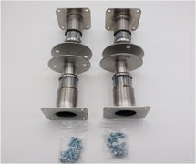 Glastender LCLS Legs, 4", With Adjustable Flanged Feet