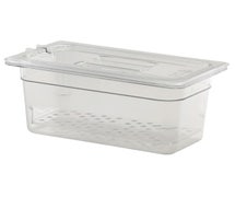 Cambro 30CWCHN Food Pan Lid 1/3 Camwear Handle Notched - Case of 6