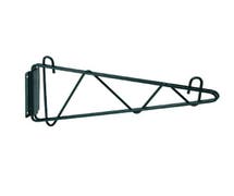 CenPro 14" Deep Wall Mounting Brackets for Green Epoxy Wire Shelving - 2/Set