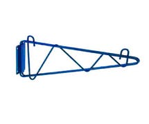 CenPro 14" Deep Wall Mounting Brackets for Blue Epoxy Wire Shelving - 2/Set