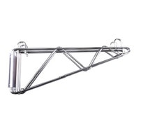 CenPro 18" Deep Double Wall Mounting Bracket for Chrome Wire Shelving