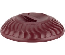 Traytop Dinnerware Insulated Dome - Turnbury, 10"Diam.x2-7/8"H, Cranberry