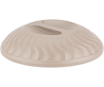 Traytop Dinnerware Insulated Dome - Turnbury, 10"Diam.x2-7/8"H, Latte