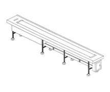 Dinex DXIESFB14 Fabric Belt Conveyor 14' - Stainless Steel