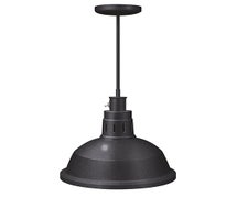 Hatco DL760SN - Warmer Lamp - Fixed Mount, Shade G Style, 12-1/2"Diam.x8-1/2"H, Antique Copper, No Switch