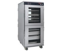 Full Height Insulated Heated Cabinet - 73-3/8"H, 2 Lexan Dutch Doors