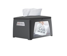 PROvider PRO-NTT1000 Table Top Napkin Dispenser, Translucent Black