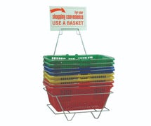 Garvey BSKT-41366 Wire Handle Basket Set, Assorted Colors