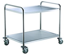 CenPro 28"x16" Knocked Down Stainless Steel Two-Shelf Utility Cart