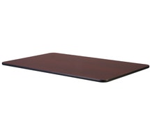 CenPro 30" x 48" Laminated Square Table Top Reversable Cherry/Black