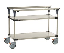 Metro MS1824-FSFS PrepMate MultiStation, 24", Solid Stainless Steel top and bottom shelves with Stainless Steel