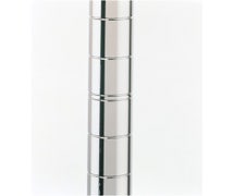 Metro 74UP - Super Erecta and Quick Release Wire Shelving - 74-5/8"H Post, Zinc Brite, Casters