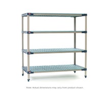 Metro X366G4 MetroMax 4 Four-Shelf Stationary Shelving Unit, 18"x60"x63"