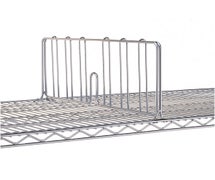 Metro DD24S- Super Erecta Shelf Divider, 24"Wx8"H, Stainless Steel