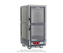 Metro C539-HDC-L Insulated Holding & Transport Cabinet, Full Height, Slide Spacing, Clear Door, Gray