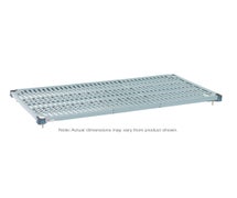 Metro MQ1824G MetroMax Q Plastic Industrial Shelf with Removable Grid Mat, 18"x24" 