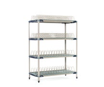 Metro PR48X4 MetroMax i Four-Shelf Stationary Drying Rack, 24"x48"x74" 