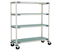 Metro X356BGX3 MetroMax i Four-Shelf Mobile Shelving Unit, 18"x48"x69" 