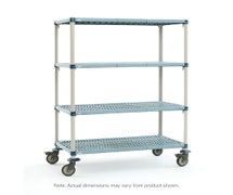 Metro Q566EG3 MetroMax Q Four-Shelf Mobile Shelving Unit, 24"x60"x68" 