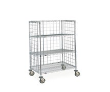 Metro AST65DC - Super Erecta Slanted Shelf Truck, 3 Shelves, 24"Wx60"DX59-7/8"H