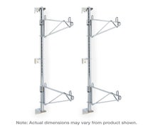 Metro SW51C - Super Erecta Wall Mount End Unit for 24" Shelf, (2) Single Brackets, (2) Posts