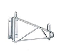 Metro 1WD14C - Super Erecta Direct Wall Mount, Single, For 14"W Shelf, Stainless
