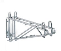 Metro 2WD14S - Super Erecta Direct Wall Mount, Double, For 14"W Shelf, Stainless Steel