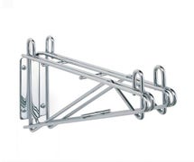 Metro 2WD18S - Super Erecta Direct Wall Mount, Double, For 18"W Shelf, Stainless Steel