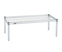 Metro P1824BR - Standard Duty Dunnage Platform, Wire, 18"Wx24"Dx14-1/2"H, Brite Zinc